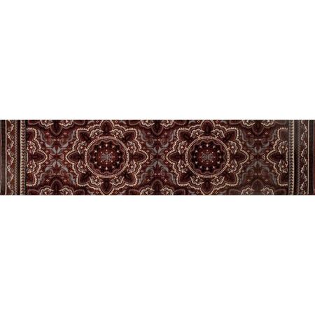 ART CARPET 2 x 8 ft. Milan Collection Fanciful Woven Area Rug Runner, Red 24408